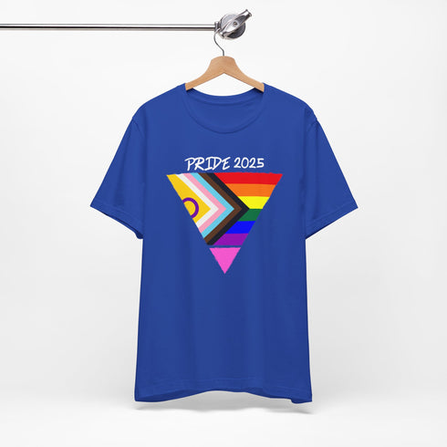 Personalized Pride Triangle: Your Flag, Your Voice T-Shirt