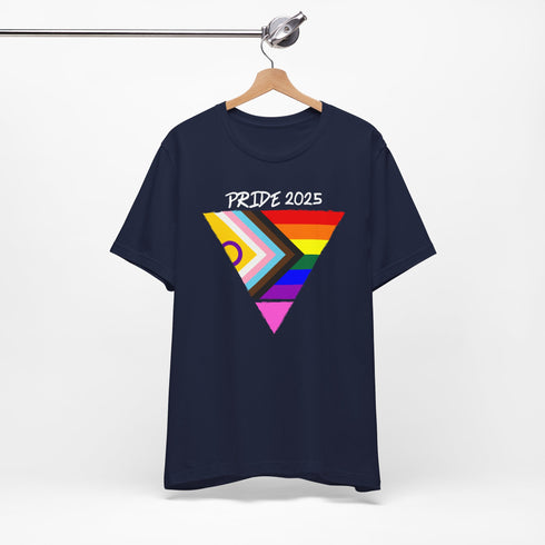 Personalized Pride Triangle: Your Flag, Your Voice T-Shirt