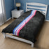 Grunge Bigender Pride Flag Stripe Velveteen Plush Blanket