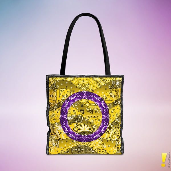 Intersex Pride Waves Tote Bag