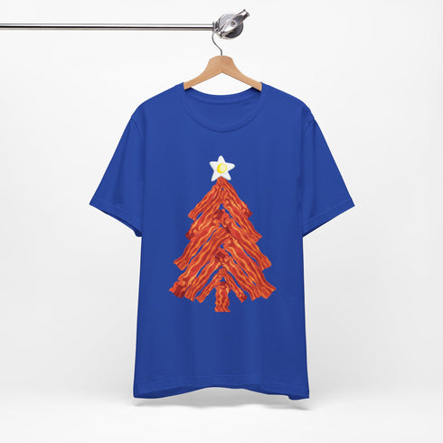 Merry & Meaty Bacon Christmas Tree Tee