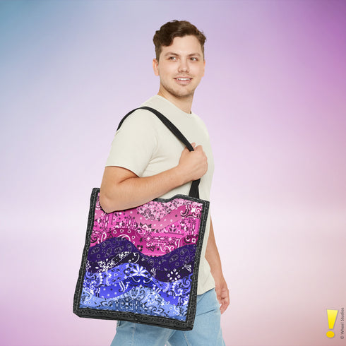 Omnisexual Pride Waves Tote Bag