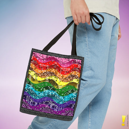 Original LGBTQ Pride Waves Tote Bag