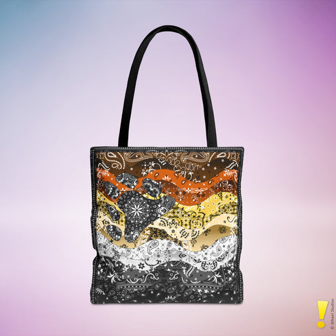 Bear Pride Waves Tote Bag