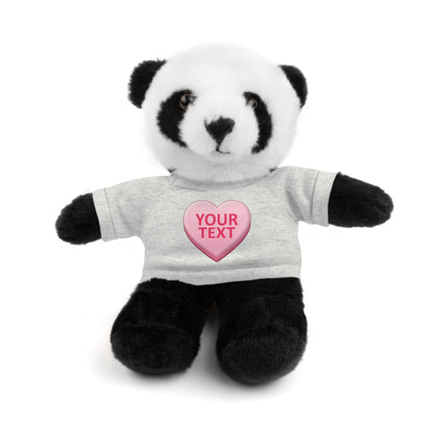 Personalized Candy Heart Stuffed Animal with Tee