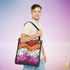 Lesbian Pride Waves Tote Bag