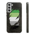 Aromantic Pride Flag Ripped Reveal Tough Case