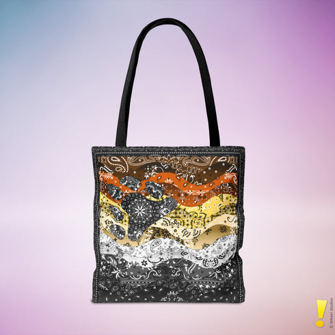 Bear Pride Waves Tote Bag