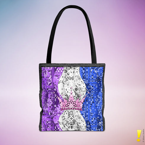 Drag Pride Waves Tote Bag
