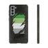 Aromantic Pride Flag Ripped Reveal Tough Case