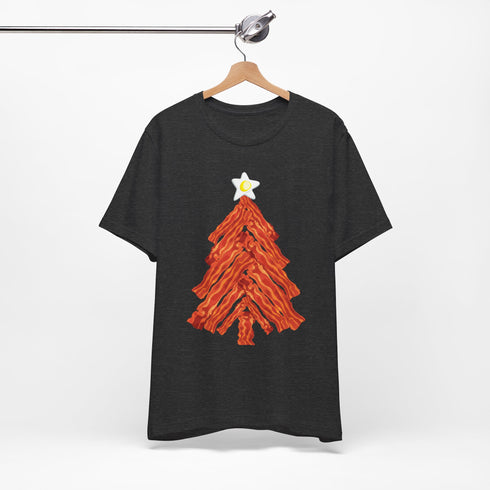 Merry & Meaty Bacon Christmas Tree Tee