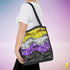 Nonbinary Pride Waves Tote Bag