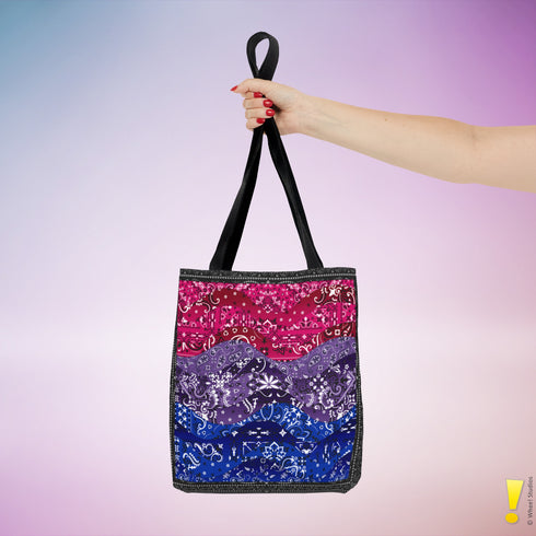 Bisexual Pride Waves Tote Bag