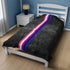 Grunge Genderfluid Pride Flag Stripe Velveteen Plush Blanket