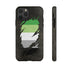 Aromantic Pride Flag Ripped Reveal Tough Case