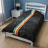Grunge Queer Pride Flag Stripe Velveteen Plush Blanket