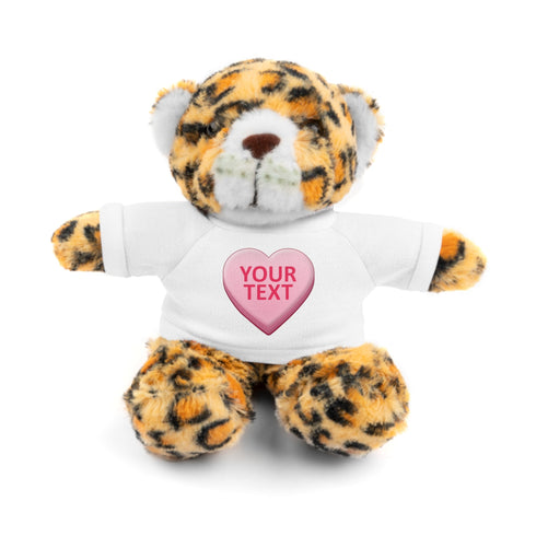 Personalized Candy Heart Stuffed Animal with Tee