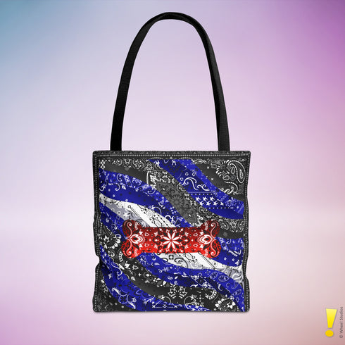 Puppy Pride Waves Tote Bag