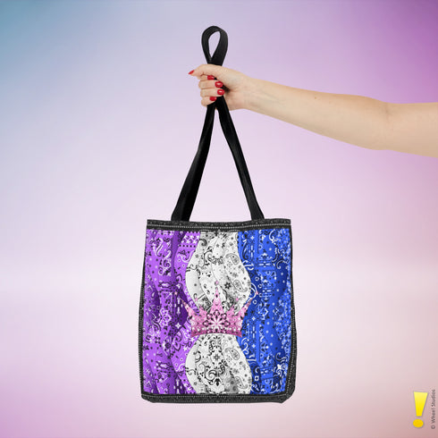 Drag Pride Waves Tote Bag