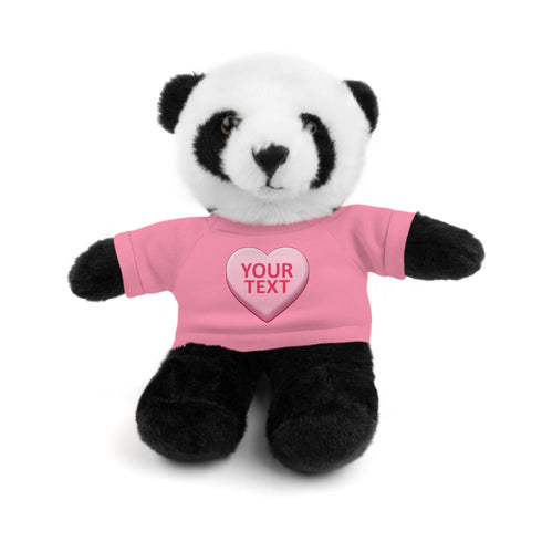 Personalized Candy Heart Stuffed Animal with Tee