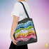 Queer Pride Waves Tote Bag