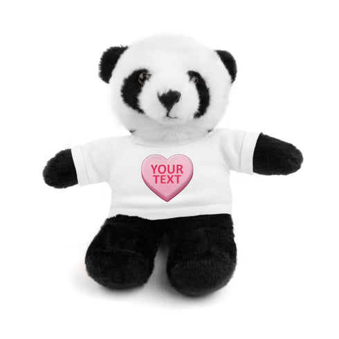 Personalized Candy Heart Stuffed Animal with Tee