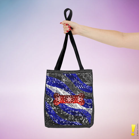 Puppy Pride Waves Tote Bag