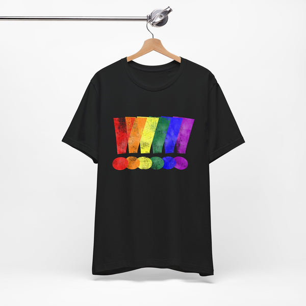 Loud & Proud Grunge Custom Pride Exclamation Premium Tee