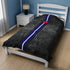 Grunge Leather Pride Flag Stripe Velveteen Plush Blanket