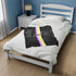 Grunge Twink Pride Flag Stripe Velveteen Plush Blanket