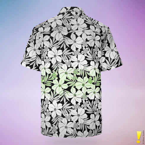 Agender Pride Aloha Hawaiian Shirt