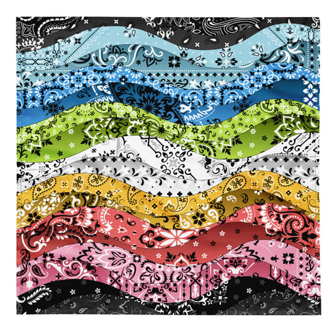 Queer Pride Waves Bandana