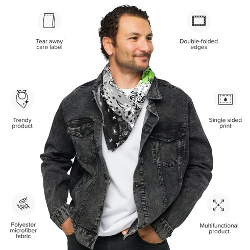 Agender Pride Waves Bandana