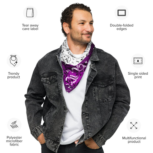 Asexual Pride Waves Bandana