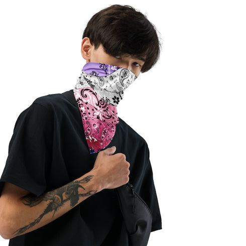 Bigender Pride Wave Bandana
