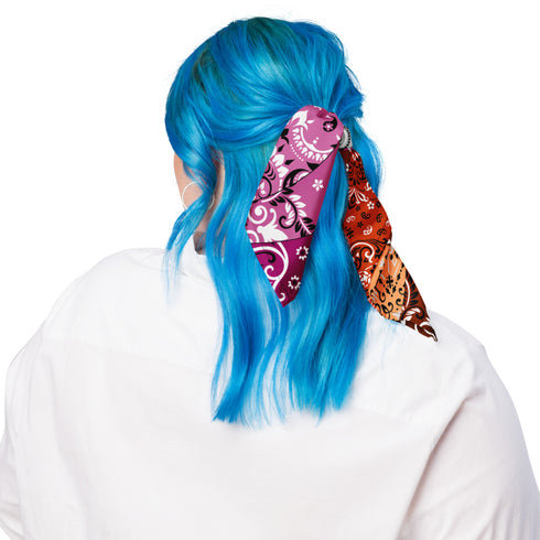 Lesbian Pride Waves Bandana