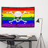LGBTQ Rainbow Pride Pirate Flag