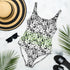 Agender Pride Aloha One-Piece Swimsuit