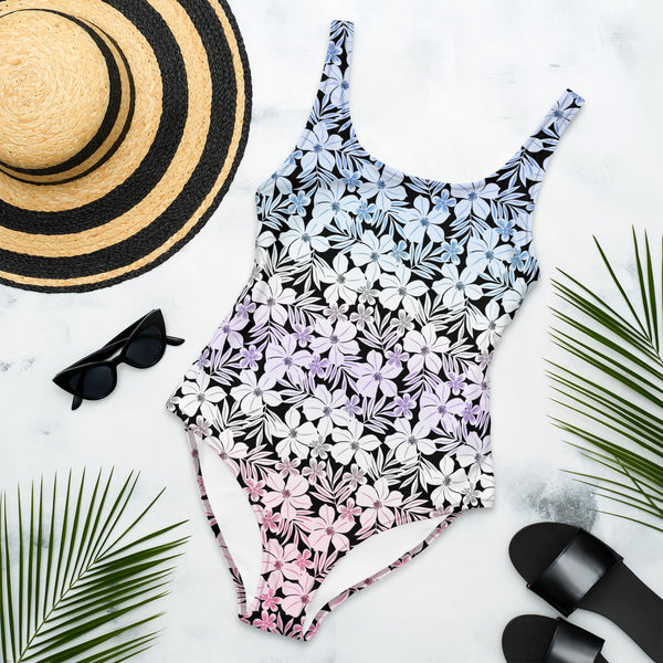 Bigender Pride Aloha One-Piece Swimsuit