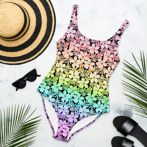Original LGBTQ Pride Aloha One-Piece Swimsuit