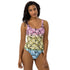 Pansexual Pride Aloha One-Piece Swimsuit