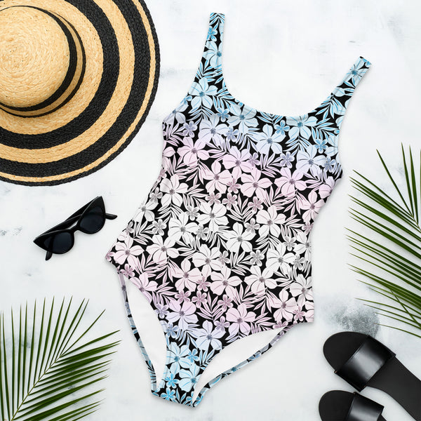 Transgender Pride Aloha One-Piece Swimsuit