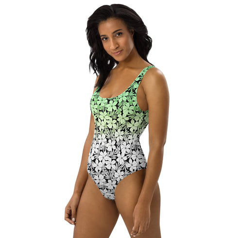 Aromantic Pride Aloha One-Piece Swimsuit