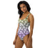 Nonbinary Pride Aloha One-Piece Swimsuit