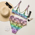 Original LGBTQ Pride Aloha High-Waisted Bikini