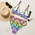 LGBTQ Rainbow Pride Aloha High-Waisted Bikini