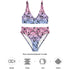 Bisexual Pride Aloha High-Waisted Bikini