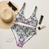 Asexual Pride Aloha High-Waisted Bikini