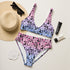 Bisexual Pride Aloha High-Waisted Bikini