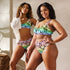Original LGBTQ Pride Aloha High-Waisted Bikini